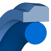 OMEGAT OMK-E Merkel Omegat-Seal set EW series OMK-E | PTFE B602 / NBR | 2-PARTS | 8 X 3,1 X 2 MM Freudenberg Sealing Technologies