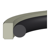 KPOR30 DICHTOMATIK Piston Seal KPOR30 | PTFE PT009807 / 70 NBR | 2-PARTS | 70 X 54,5 X 6,3 MM Freudenberg Sealing Technologies