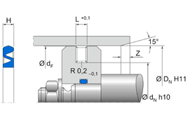 AIRZET PK AIRZET PK 25 - 300 | 80 NBR 186349 | 25 X 18 X 2,3 MM | AIRZET PK Freudenberg Sealing Technologies