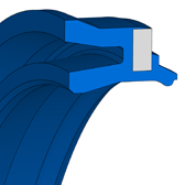 NIPSL NIPSL | 72 NBR 708 | 14 X 24 X 7 MM | KOMBI seal series NIPSL Freudenberg Sealing Technologies