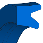 T20 T20 | 95 AU V142 | 240 X 270 X 18 MM | Merkel Rod-U-Cup series T20 Freudenberg Sealing Technologies