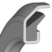 VRM02 DICHTOMATIK Axial Seal VRM02 | 70 NBR NB703411 / | 2-PARTS | 55 X 77 X 5,5 X 7,5 Freudenberg Sealing Technologies