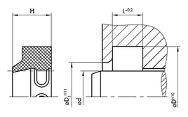 AE40 AE40 | 90 NBR NB905501 Black | 250 X 270 X 10,2 MM | DICHTOMATIK Wiper AE40 Freudenberg Sealing Technologies