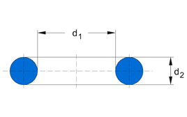 OR O-Ring | 72 NBR 872 | 57,2 X 5,7 MM Freudenberg Sealing Technologies