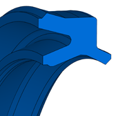 NIPSL 210 NIPSL 210 | 75 FKM 181327 | 32 X 37,5 X 4 MM | KOMBI seal series NIPSL 210 Freudenberg Sealing Technologies