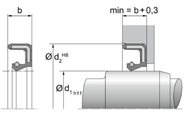 WA WA | 70 NBR NB70C401 Black | 20 X 40 X 7 / MM | DICHTOMATIK Rotary Shaft Seal with spring Freudenberg Sealing Technologies