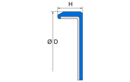 GA GA V4 20946 DECKEL GA 28 4 NBR | Sealing cover GA - rubber outer Freudenberg Sealing Technologies