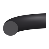 RS DICHTOMATIK O-Ring Cord RS | 60 VMQ SI604101 Red | 8 X MM Freudenberg Sealing Technologies