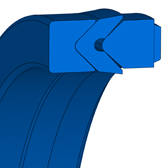 EKV EKV | BI-FKM B4K674 | 160 X 130 X 28 MM | Merkel Chevron seal set series EKV Freudenberg Sealing Technologies