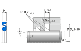 AIRZET PR AIRZET PR 50 - 300 | 75 FKM 230553 | 50 X 59 X 2,8 MM | AIRZET PR Freudenberg Sealing Technologies