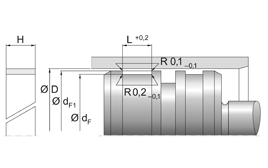 EKF EKF | PA 4201 | 110 X 106 X 20 MM | Merkel Guide Ring series EKF Freudenberg Sealing Technologies