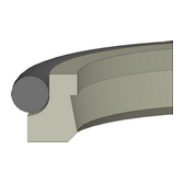 AD60 DICHTOMATIK Double Wiper AD60 | PTFE PT009807 / 70 NBR | 2-PARTS | 67 X 75,8 X 6 MM Freudenberg Sealing Technologies