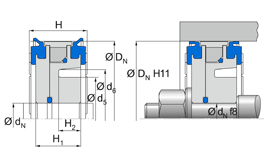 Pneuko M310 PK M310 40 - 329 | 85 AU 21030 | 40 X 8,1 X 11,6 MM | PK M310 Freudenberg Sealing Technologies