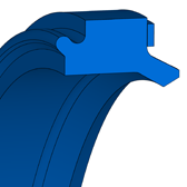 DIP DIP 25 - 1 | 90 NBR 109 | 25 X 33 X 6,5 MM | Buffer seal set style DIP Freudenberg Sealing Technologies