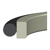 SPOR30 DICHTOMATIK Rod Seal SPOR30 | PTFE PT009807 / 70 NBR | 2-PARTS | 18 X 22,9 X 2,2 MM Freudenberg Sealing Technologies
