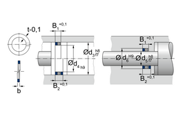 SPR SPR | PTFE F52803 | 34,2 X 3 X 0 MM | Back-up-ring series SPR Freudenberg Sealing Technologies