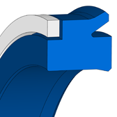 T18 T18 | 95 AU V142 | 45 X 30 X 9,3 MM | Merkel U-Cup set series T18 Freudenberg Sealing Technologies