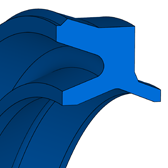 NIPSL 320 NIPSL 320 16 - 22 - 3,6/4,8 | 94 AU 925 | 16 X 22 X 3,6 MM | KOMBI seal series NIPSL 320 Freudenberg Sealing Technologies