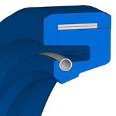 RS85 RS85 B3 | 80 NBR B241 | 380 X 420 X 20 MM | Merkel Radiamatic-Sealing series RS85 with spring Freudenberg Sealing Technologies