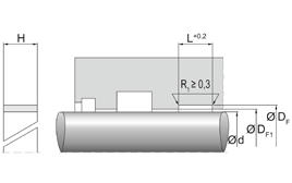 FRI FRI | PA 4112 | 45 X 50 X 5,4 MM | Guide ring series FR Freudenberg Sealing Technologies