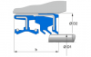 COMBI F19 COMBI SF19 | 75 NBR 106200 / 75 NBR 106200 | 52 X 72 X 16,5 / 0 MM | COMBI F19 Freudenberg Sealing Technologies