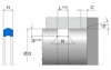 PU83 PU83 | 93 AU V167 | 470 X 458,4 X 10,7 MM | Merkel Cover Seal series PU83 Freudenberg Sealing Technologies