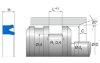 NA300 NA300 N 9173 | 94 AU 925 | 50 X 30 X 12 MM | U-ring seal series N Freudenberg Sealing Technologies