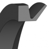 VL VA | 60 NBR NB605604 Black | 1850 X X MM | DICHTOMATIK V-Ring VA without spring Freudenberg Sealing Technologies