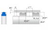 T42 T42 | 93 AU V167 | 250 X 225 X 23,5 MM | Merkel Compact Seal series T42 Freudenberg Sealing Technologies