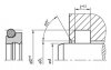 AD61 DICHTOMATIK Double Wiper AD61 | PTFE PT009807 / 70 NBR | 2-PARTS | 300 X 316 X 9,5 MM Freudenberg Sealing Technologies