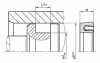 KNA44 KNA44 | PTFE PT009808 | 8 X 5,1 X 2,4 MM | DICHTOMATIK Piston Seal KNA44 Freudenberg Sealing Technologies