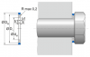 USIT A HY USIT A HY A HY M16 | 75 FKM XP45 Blue 1.4404 | 16,2 X 33,9 X 1,5 Freudenberg Sealing Technologies