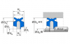 NADUOP NADUOP 32 - 2 | 72 NBR 708 | 32 X 8 X 8 MM | Piston complet series NA DUO P Freudenberg Sealing Technologies