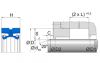 R37 R37 | 80 FKM K670 | 455 X 505 X 25,6 MM | Merkel Radiamatic-Sealing series R37 with spring Freudenberg Sealing Technologies