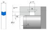 PU82 PU82 | 95 AU V142 | 80 X 85 X 2,6 MM | Merkel Cover Seal series PU82 Freudenberg Sealing Technologies