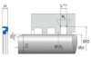 SM SM | 95 AU V142 | 70 X 85,1 X 5,9 MM | Merkel Rod-U-Ring set series Syprim SM Freudenberg Sealing Technologies
