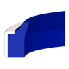 AM44 AM44 | 95 TPU PU953401 Blue | 60 X 74 X 5 MM | DICHTOMATIK Wiper Metal AM44 Freudenberg Sealing Technologies