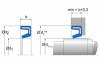 BAOF BA OF | 72 NBR 902 | 230 X 250 X 8 / 0 MM | Simmerring® BAOF without spring Freudenberg Sealing Technologies
