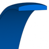 SBK SBK | HGW HG650 | 800 X 808 X 24,5 MM | Merkel Guivex-Guide Bush series SBK Freudenberg Sealing Technologies