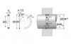 SRA SRA | PTFE F52814 | 130 X 5,1 X 2 MM | Backring series SRA Freudenberg Sealing Technologies