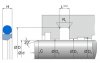 OMEGAT OMS-MR Merkel Omegat-Seal set EW series OMS-MR | PTFE B602 / NBR | 2-PARTS | 177 X 192,1 X 5,9 MM Freudenberg Sealing Technologies