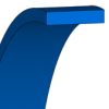 KB KB | HGW HG517 | 80 X 75 X 9,6 MM | Merkel Guide Bush series KB Freudenberg Sealing Technologies