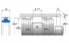 L27 L27 | PTFE B602 | 150 X 130 X 16,8 MM | Merkel Compact Seal series L27 Freudenberg Sealing Technologies