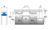 L27 L27 | PTFE B602 | 150 X 125 X 18,4 MM | Merkel Compact Seal series L27 Freudenberg Sealing Technologies