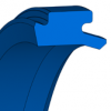 AU DIP AU DIP 14 - 2 | 94 AU 925 | 14 X 22 X 6,2 MM | Buffer seal set style AU DIP Freudenberg Sealing Technologies