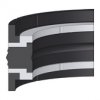 KK03 DICHTOMATIK Double Act. Piston Seal KK03 | 80 NBR NB805501 / | 5-PARTS | 100 X 86 X 22,4 MM Freudenberg Sealing Technologies