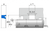 L20 L20 L 4128/1/ / | 85 NBR B247 | 85 X 105 X 12 MM | Merkel Rod-U-Cup series L20 Freudenberg Sealing Technologies