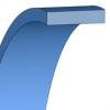 KF KF | PTFE B500 | 95 X 90 X 9,6 MM | Merkel Guide Ring series KF Freudenberg Sealing Technologies