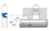 NRS -0216 NRS -216 | 80 NBR B246 | 270 X 300 X 22 MM | Merkel Rod-U-Cup set 216 Freudenberg Sealing Technologies