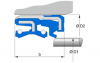 COMBI F8 COMBI SF8 | 75 NBR 106200 / 72 NBR 902 | 37 X 52 X 16 / 0 MM | COMBI F8 Freudenberg Sealing Technologies